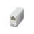 Equip RJ45 Inline Coupler, Cat.5e, white, gold plated contacts