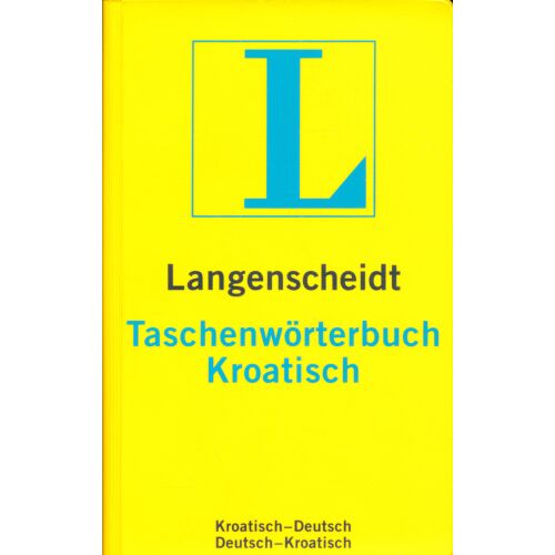 Langenscheidt horvát-német szótár, zsebméretű 