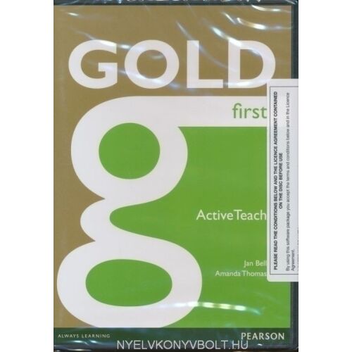Pearson Gold First 2008 Active Teach CD-ROM interaktív táblás oktatáshoz - Nyelvkönyv és szótár