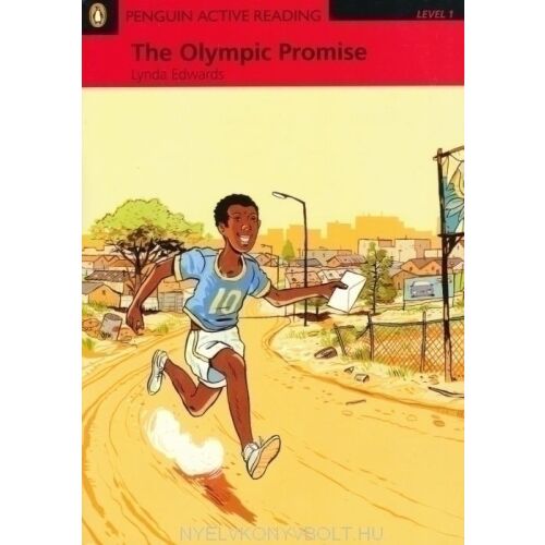 Penguin Active Reading: Az olimpiai ígéret könyvborító. Egy fiatal fiú fut egy levéllel. - Nyelvkönyv és szótár