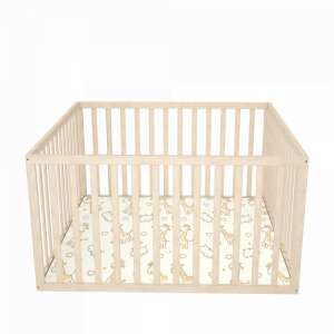 Timba I. 100-as Fix fa járóka, biztonságos és kényelmes játszóhely csecsemőknek - Timba