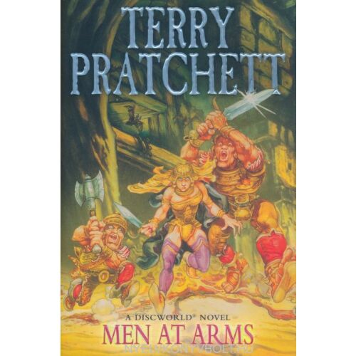 Terry Pratchett: Őrség! Őrség! Discworld regény borító - Idegennyelvű könyv