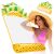Pineapple Inflatable Pool Hammock Lounger with Woman