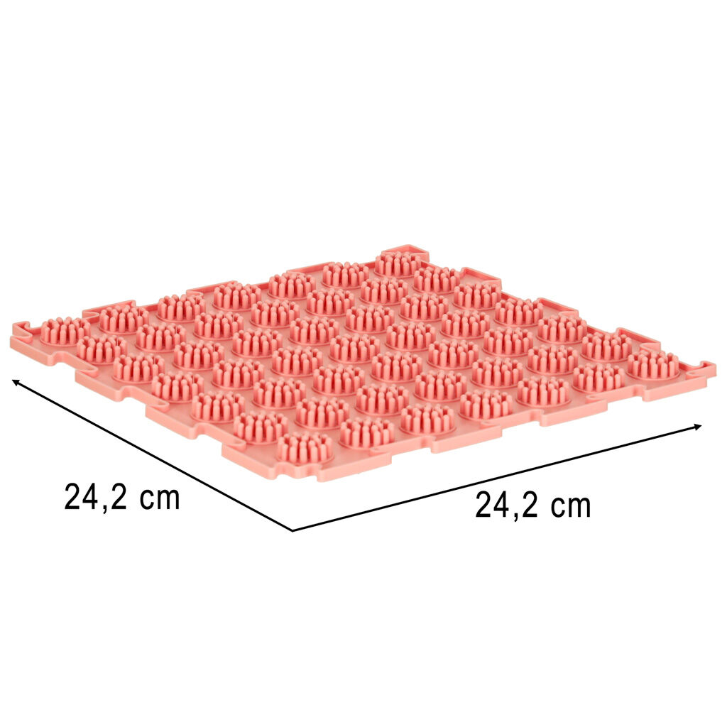 Montessori szenzoros kirakós szőnyeg talpmasszázshoz 8 db