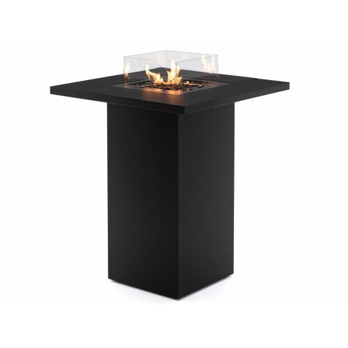 Planika Square High Vanjski stol za plinski kamin - Crni