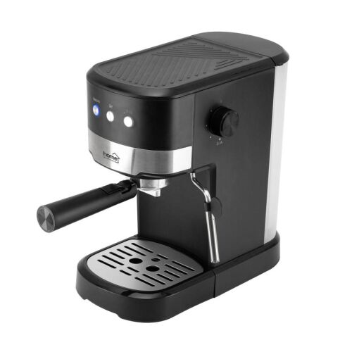 HOME HGPR16 espresso coffee maker, 15bar, milk frother, electronic control, cup warmer, automatic switch off
