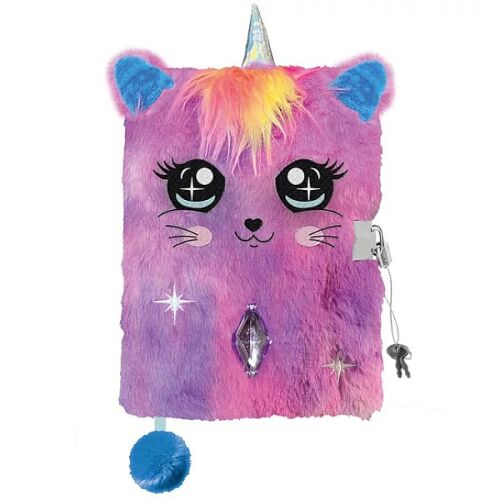 My Little Friend cicás 3D plüss napló lakattal - Catcorn 134498247