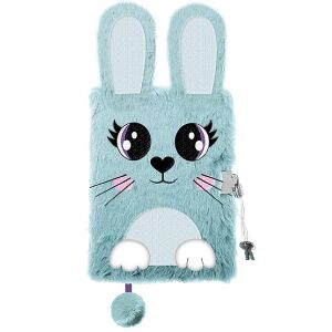 My Little Friend 3D plüss napló lakattal - kék nyuszis 134498250 - St. Majewski