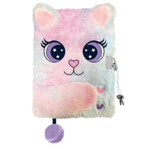 My Little Friend cicás 3D plüss napló lakattal - Charming Cat 134498251 - Napló