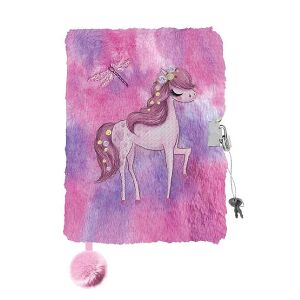 Lovas plüss napló lakattal A5 - Romantic Horse 134498253 - St. Majewski