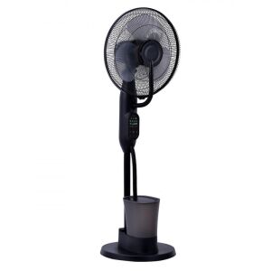 Elite EFM-0357R 70W fekete álló ventilátor vízpermettel - Elite