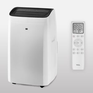 Mobil klímaberendezés TCL TAC-12CHPB/MZ, 12000 BTU, A+, 35 m2, Wi-Fi, Időzítő, SMART mód, ECO, LED, Fehér