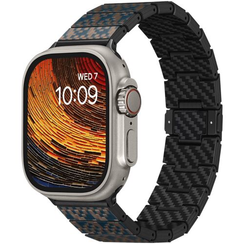 Pitaka Dreamland ChromaCarbon szíj, Apple Watch Series 1 - 9 / SE / Ultra okosórához, lépcső 140568572