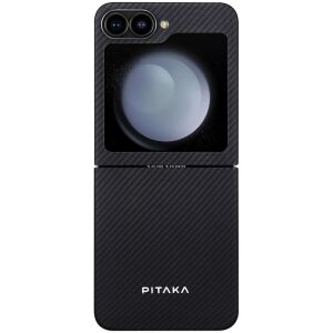 Pitaka MagEZ 5 600D Ultra Slim Schutzhülle für Samsung Galaxy Z Flip 6, Schwarz/Grau 140570057 - Pitaka Handyhüllen