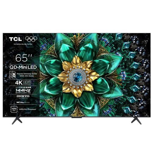 TCL 65Q6C 165 cm-es Mini LED 4K Ultra HD Smart TV WiFi-vel és CI+ csatlakozóval