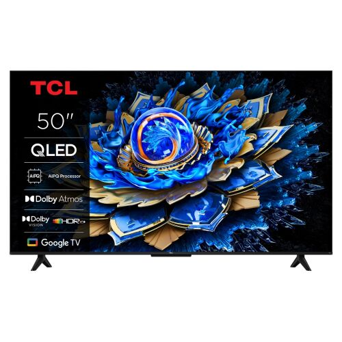 Telewizor TCL 50-calowy 4K QLED Smart TV 50T69C z Dolby Atmos i Google TV