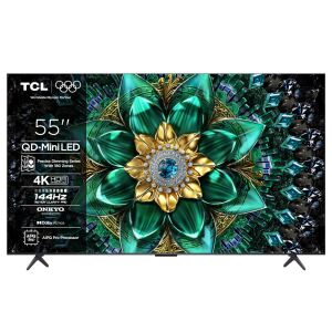 TCL 55Q6C 55-Zoll 4K Mini LED Fernseher mit QD-Mini LED Technologie, 144Hz Bildwiederholfrequenz und HDR Premium - Fernsehapparate