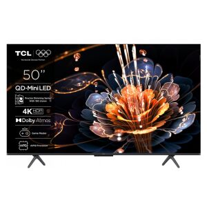TCL 50-инчов 4K Ultra HD Mini LED Smart TV 50C61KS с Dolby Atmos - TCL