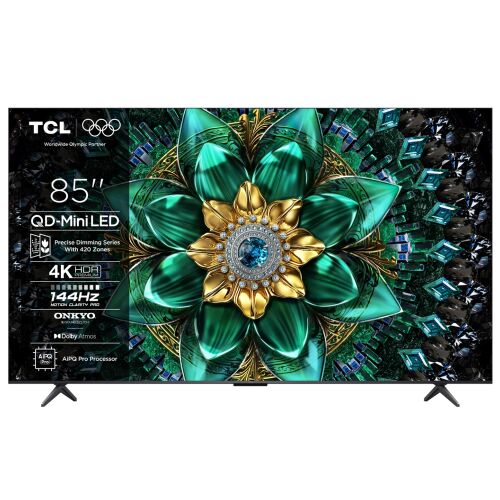 TCL 85 hüvelykes 4K QLED Mini LED Smart TV 85Q6C