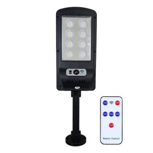 NEXTLY соларна външна лампа с дистанционно управление, 56 SMD светодиода, студена бяла светлина - Слънчев фенер