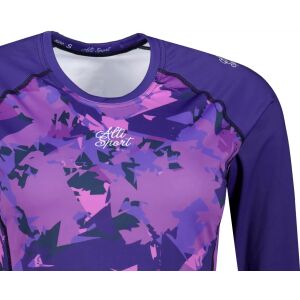 Női funkcionális T -piró hosszú ujjú prémiummal ALTISPORT VOJ/ALW110TR03 LILA méret: L 136246266 - Divat & Öltözködés