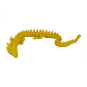 Фигурка Сани, Дракон, 30 см, 3D принт, жълта 136188568 - Фигура