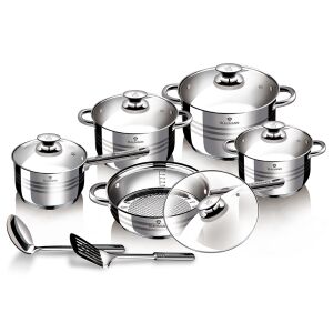 Berlinger Haus Blaumann BL-1637N 10-piece stainless steel cookware set with lids and utensils - Crockery