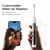 Oclean X Pro 20 White electric toothbrush customizable display