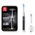 Oclean X Pro 20 White electric toothbrush with smart display, replacement brush head, and USB charging cable