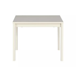 Frost L4 négyzetes dohányzóasztal, törtfehér laminált lappal és fém vázzal - Signal