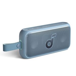 Anker SoundCore Motion 300 portable Bluetooth speaker, angled view - Audio