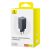 Incarcator retea Baseus GaN5, 65W, 2x USB-C, 1x USB (cablu USB-C inclus), Gri 140630017