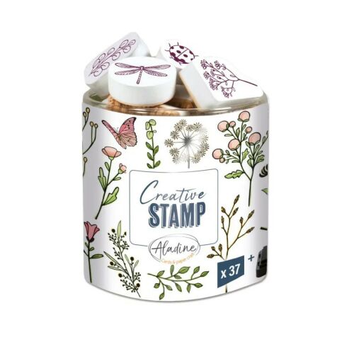 Aladine Dekor gumibélyegző - Floral - Creative Foam Stamps (1 csomag) 134546219
