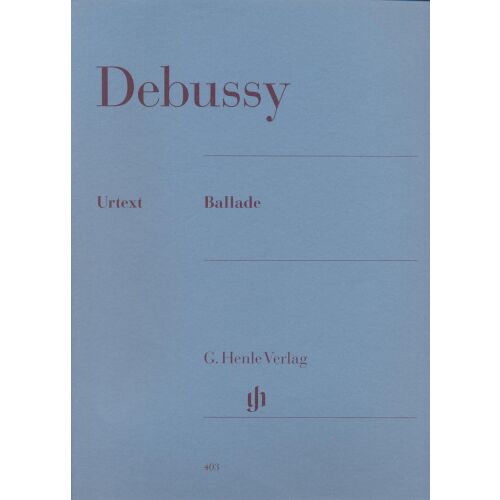 Debussy Ballade Urtext Kotta a G. Henle Verlag kiadótól - DVD film