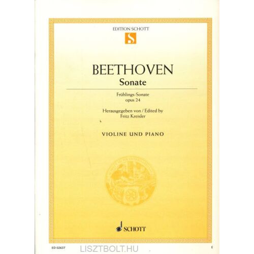 Beethoven V. Frühlings-szonáta hegedűre kottája - DVD film