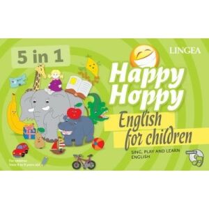 Happy Hoppy társasjáték (CD melléklettel) - English for Children (5 in 1)