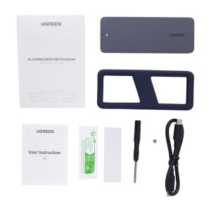 UGREEN CM777 NVMe/SATA 20 Gbps, USB-C SSD ház 134549313 - Ugreen