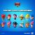 Brawl Stars mini figurák, 8 darab, 2. sorozat - többféle 163567501