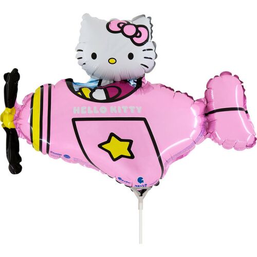 Hello Kitty Airplane Pink mini fólia lufi 35 cm (WP) 140024552 - Otthon és kert