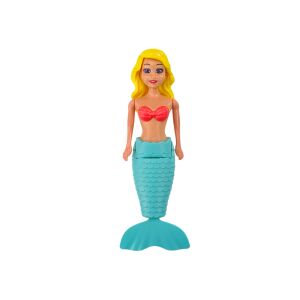 Mermaid Dressup felhúzható úszó sellő baba türkiz farokkal - Lean Toys