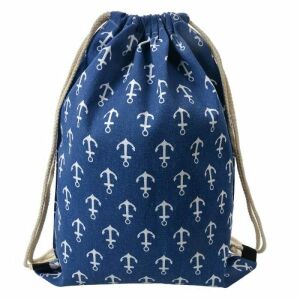 Kék vasmacskás tornazsák / hátizsák - 43x34 cm 134554909 - Tornazsák