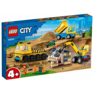 LEGO City: 60391 Építőipari teherautók és bontógolyós daru 134571924