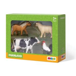 Mojo kezdőszett 4 db-os - háziállatok lovas 134572216 - Mojo