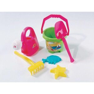 Bástyás homokozó - zöld vödörrel 134576676 - Felfújható játék & Strandjáték