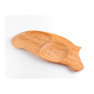 MALAC TÁLALÓFATÁL 60 CM, malac formájú fa tálaló, rusztikus tálaló tál - Kínáló tál