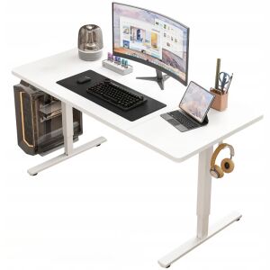 Elektromos játékasztal fehér 160x80cm állítható skandináv 72-118cm skandináv 72-118cm