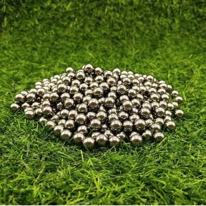 300 darabos fémgolyó készlet airsoft és csúzli lövéshez, 6 mm, ezüst 135876193 - Csúzli kiegészítő