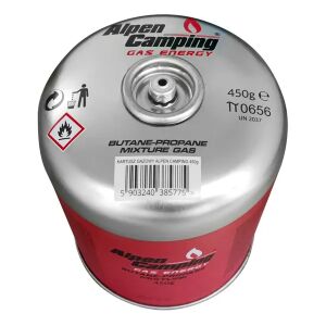 450 g propán-bután gázpatron, 7/16 col menetes szelep, EN417, -10–+40 °C 134608031 - Gázégő kiegészítő