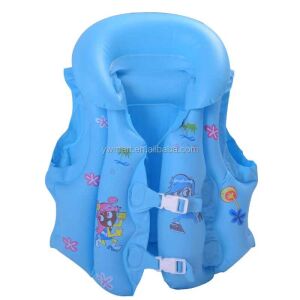 Mentőmellény gyermekeknek S méretben Testreszabott felfújható kék 135960878 - Mentőmellény