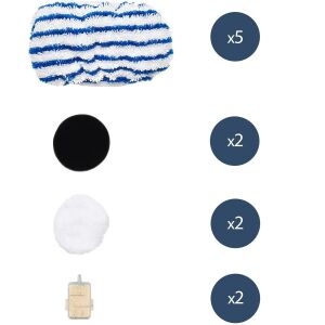 Tartozékok ARYA600 felmosóval ellátott álló porszívóhoz, H.Koenig, ARYA6, kék